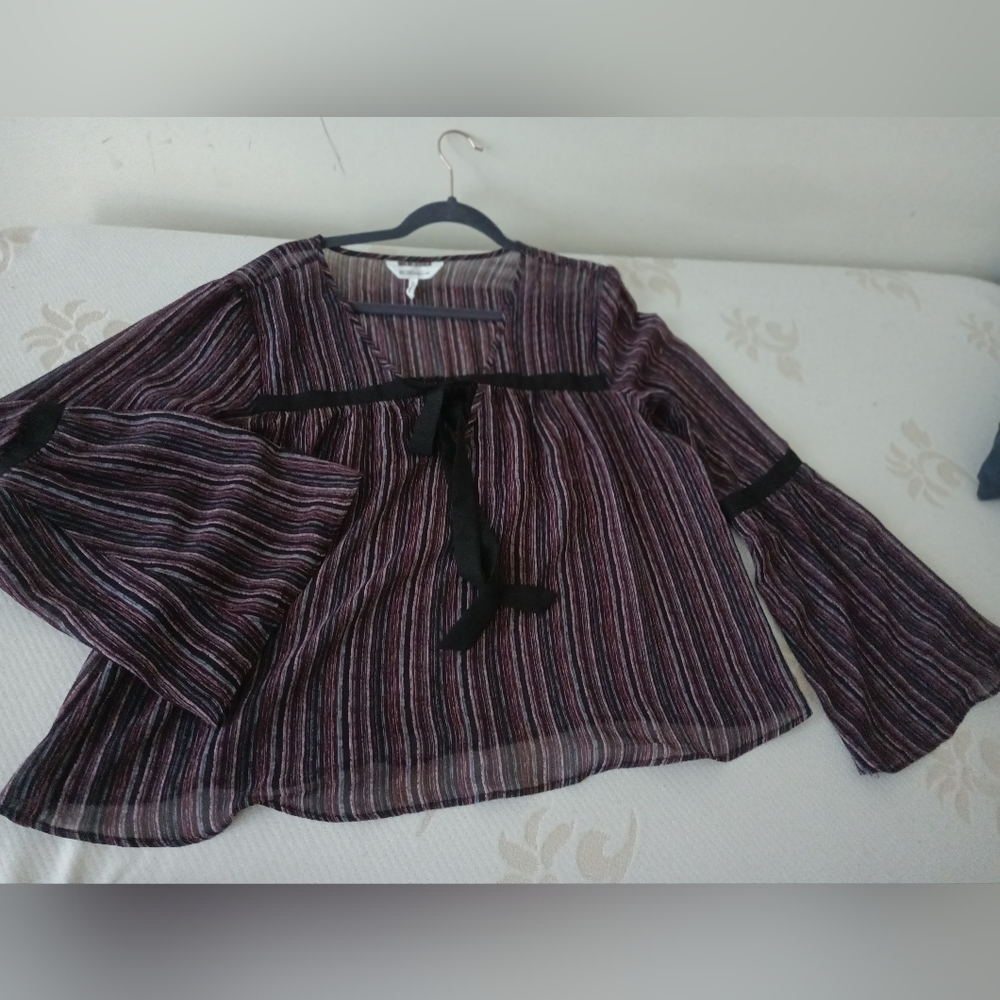 BCBG Generation sheer blouse